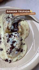 Doce de banana com chocolate fitness, aprenda fazer essa sobremesa saudável que fica pronto em dois minutos