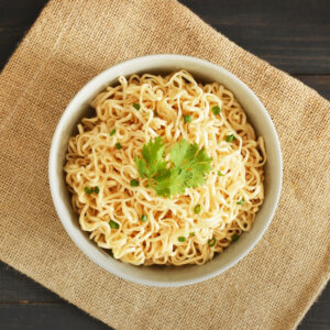 Miojo saudável com cabelo de anjo, receita saudável para seus filhos